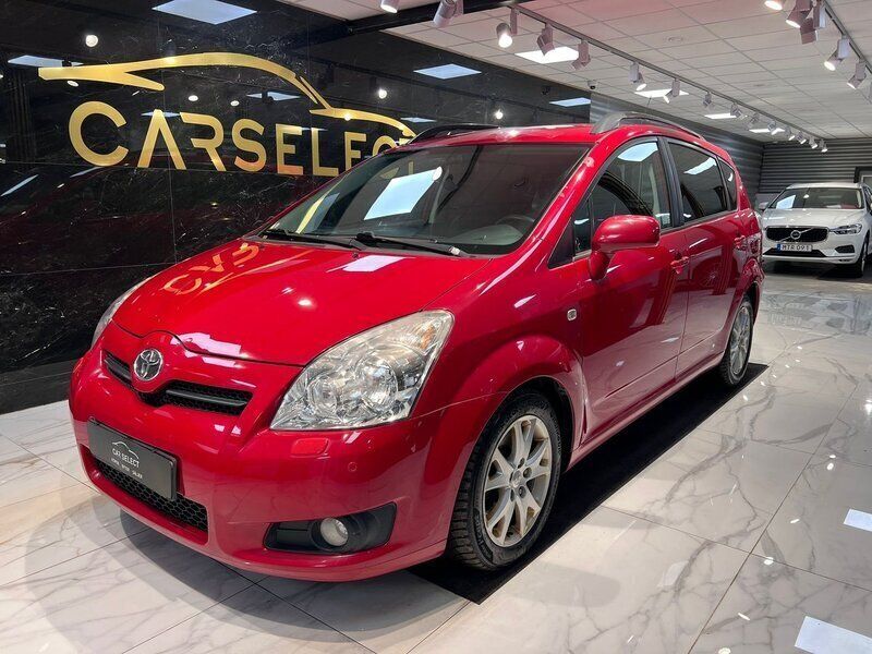 Röd Begagnad 2008 Toyota Corolla Verso Minibuss | 39 900 kr (Lite dyr) - Bild 1/4