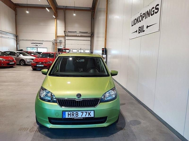 Begagnad Skoda Citigo G-TEC 68 HK (50 kW) 2014 Ljusgrön Halvkombi