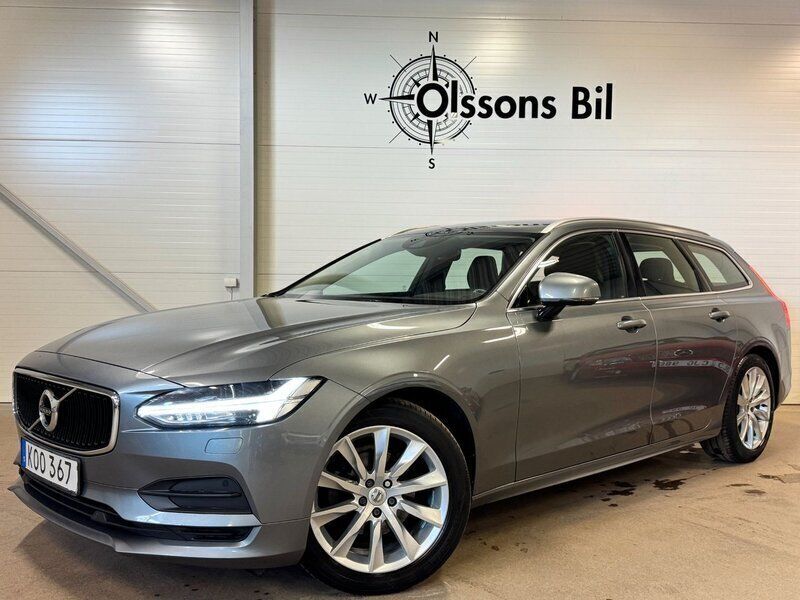 Grå Begagnad 2019 Volvo V90 Kombi | 199 900 kr (Marknadspris) - Bild 1/4