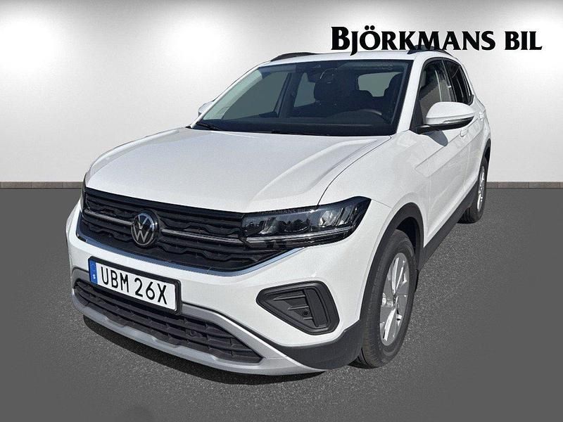Vit Begagnad 2023 VW T-Cross S SUV | 224 900 kr (Lite dyr) - Bild 1/4
