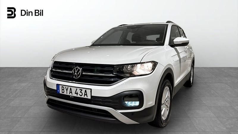 Vit Begagnad 2022 VW T-Cross Comfortline SUV | 194 900 kr (Marknadspris) - Bild 1/4