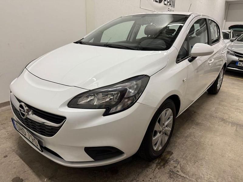 Vit Begagnad 2016 Opel Corsa Enjoy Halvkombi | 73 900 kr (Marknadspris) - Bild 1/4