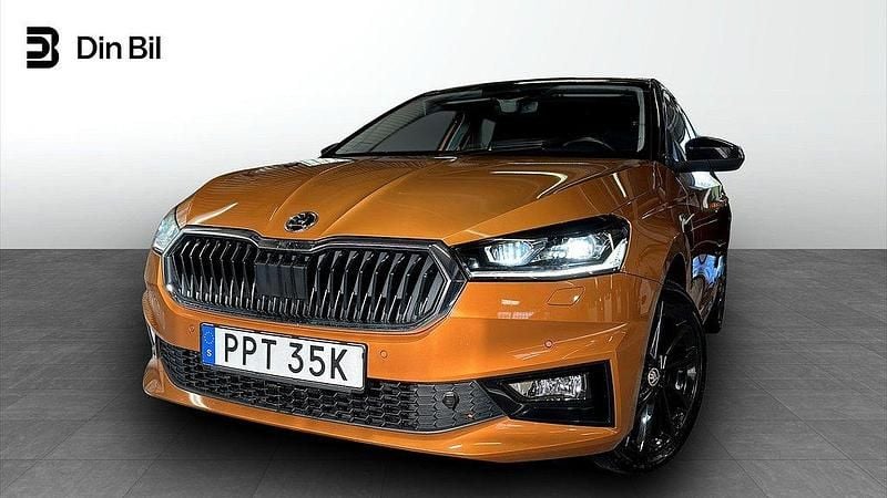 Orange Begagnad 2021 Skoda Fabia Style Halvkombi | 194 900 kr (Marknadspris) - Bild 1/4