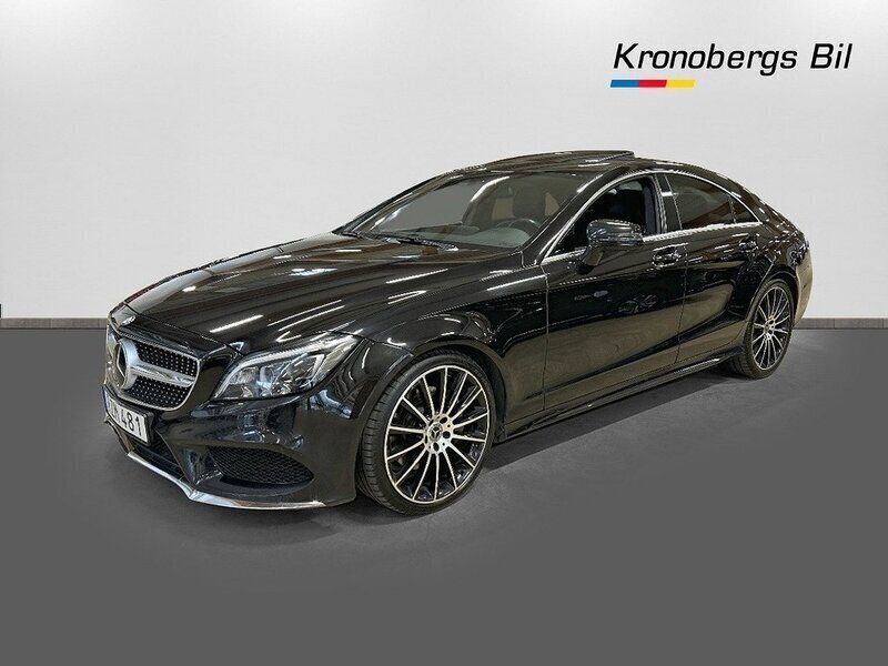 Svart Begagnad 2016 Mercedes CLS350 AMG Sportkupé | 289 500 kr (Lite dyr) - Bild 1/4