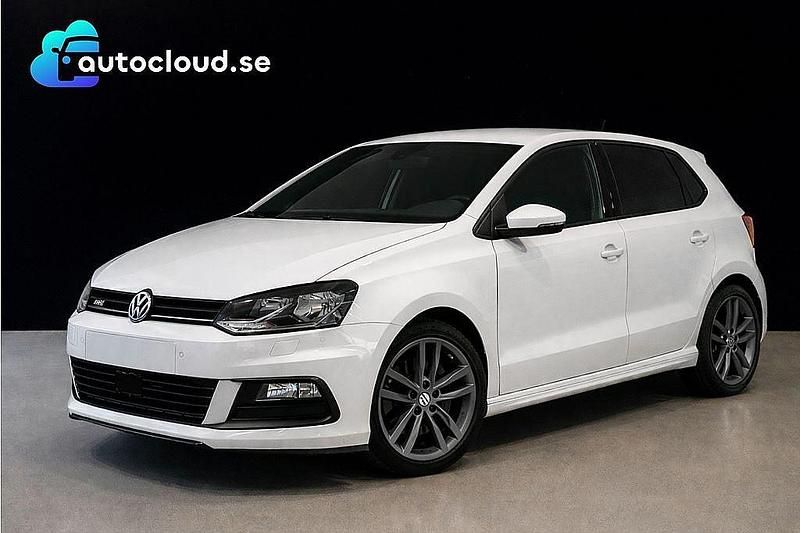 Begagnad VW Polo R-line 90 HK (66 kW) 2017 Vit Halvkombi