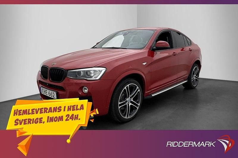 Begagnad BMW X4 M Sport 2015 Röd SUV