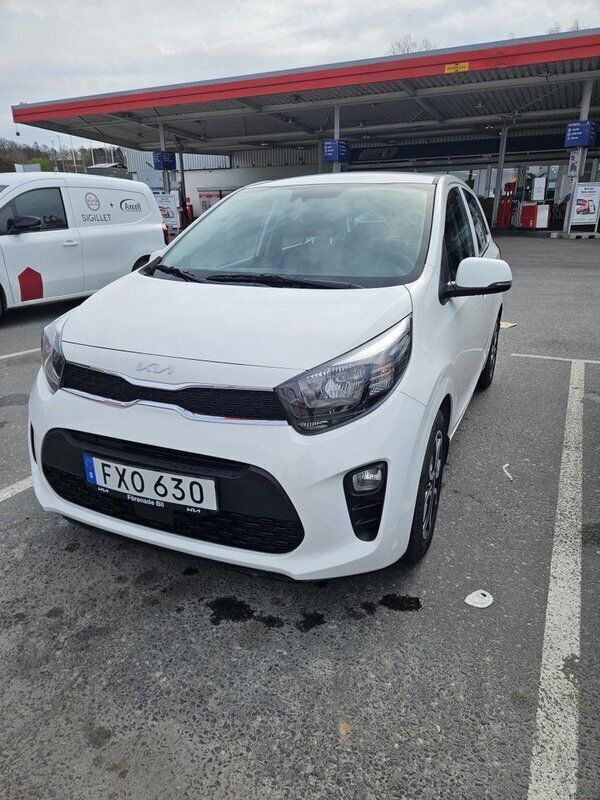 Vit Begagnad 2023 Kia Picanto Advance Halvkombi | 139 000 kr (Marknadspris) - Bild 1/4