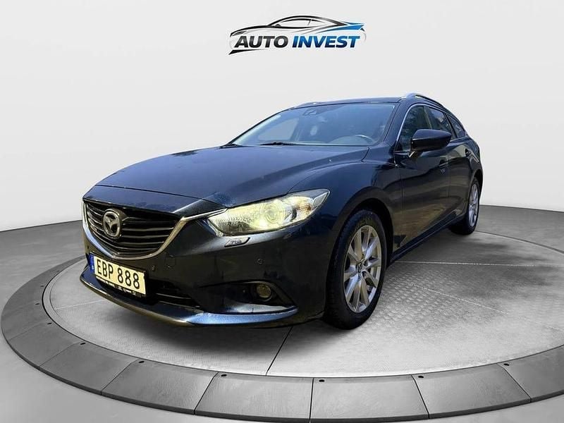 Blå Begagnad 2014 Mazda 6 Kombi | 94 900 kr (Marknadspris) - Bild 1/4