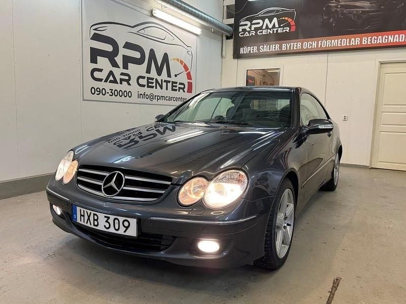 Mörkgrå Begagnad 2008 Mercedes CLK200 Avantgarde Sportkupé | 79 900 kr (Marknadspris) - Bild 1/4
