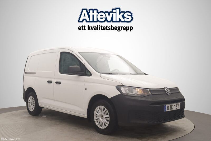 Vit Ny 2025 VW Caddy Minibuss | 329 900 kr (Bra pris) - Bild 1/4