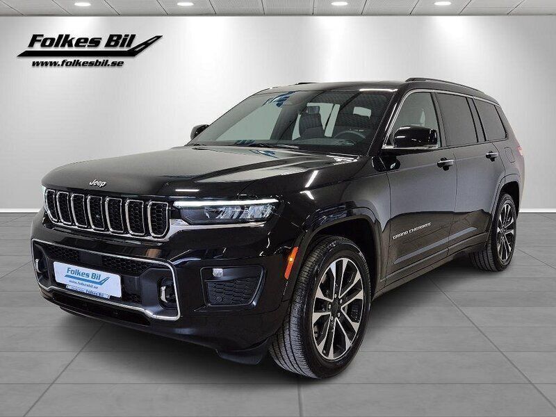 Svart Begagnad 2022 Jeep Grand Cherokee Overland SUV | 675 000 kr - Bild 1/4