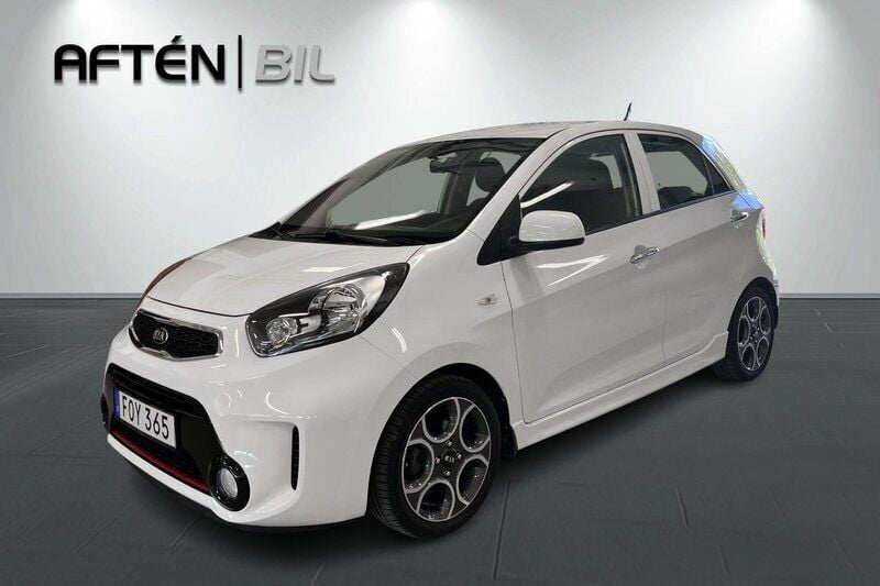 Vit Begagnad 2016 Kia Picanto Halvkombi | 89 900 kr (Marknadspris) - Bild 1/3
