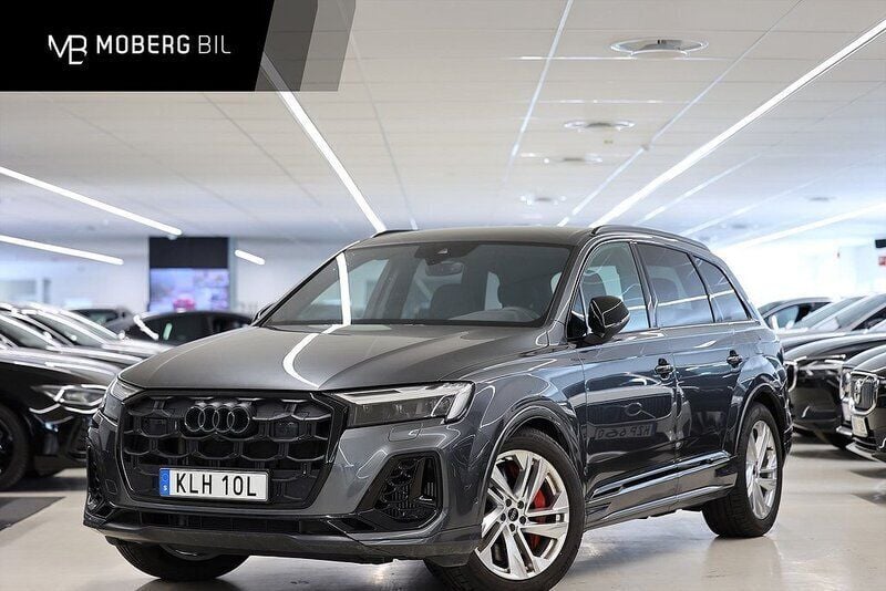 Grå Begagnad 2024 Audi Q7 S-Line SUV | 1 049 000 kr - Bild 1/3