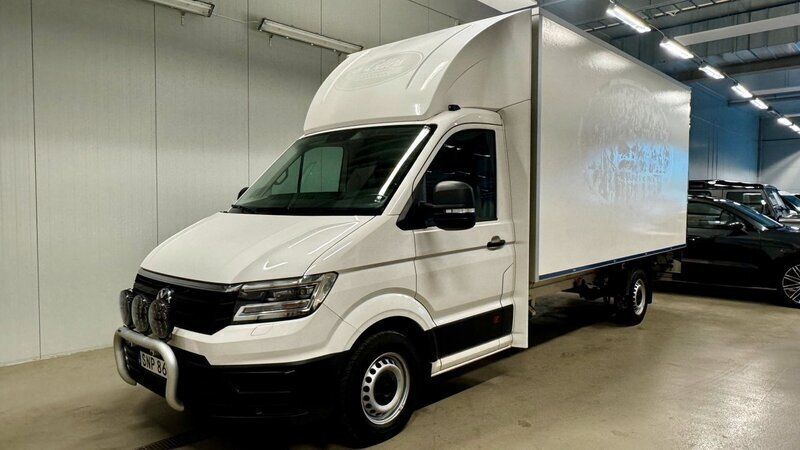 Vit (candyvit) Begagnad 2022 VW Crafter Van | 349 900 kr (Superpris) - Bild 1/4