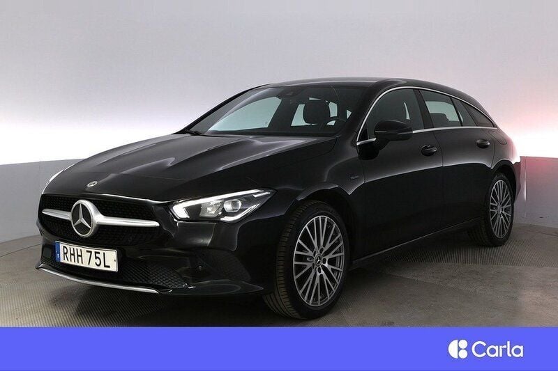 Svart Begagnad 2021 Mercedes CLA250e Shooting Brake Kombi | 285 900 kr (Marknadspris) - Bild 1/2