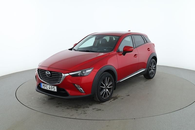 Röd Begagnad 2017 Mazda CX-3 SUV | 189 000 kr (Marknadspris) - Bild 1/4