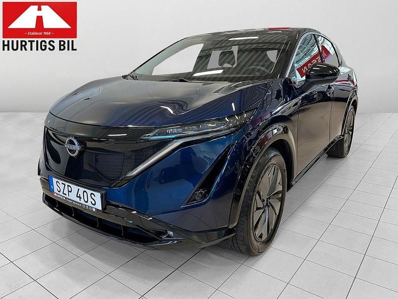 Blå Begagnad 2022 Nissan Ariya Advance SUV | 389 800 kr (Marknadspris) - Bild 1/4