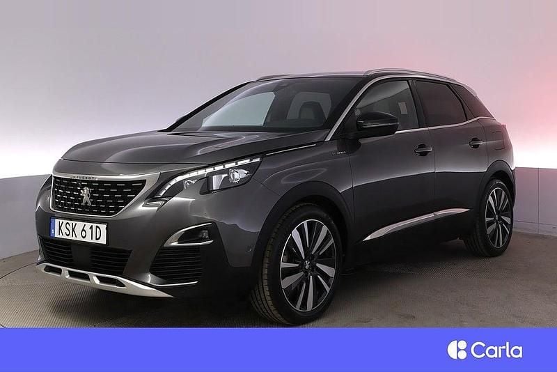 Grå Begagnad 2019 Peugeot 3008 GT SUV | 237 900 kr (Marknadspris) - Bild 1/4