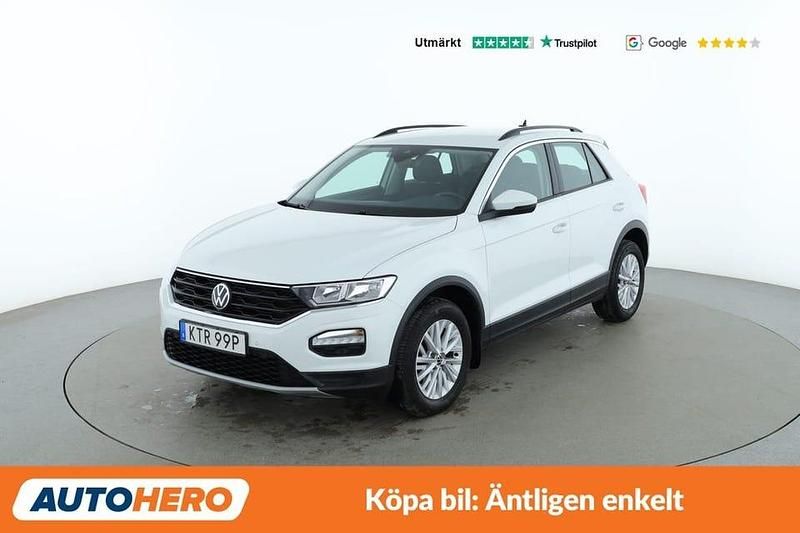 Vit Begagnad 2021 VW T-Roc SUV | 174 000 kr (Bra pris) - Bild 1/4