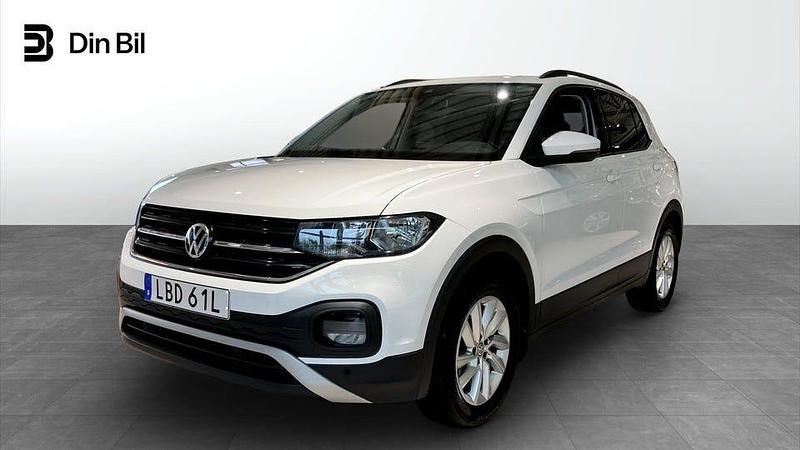 Vit Begagnad 2019 VW T-Cross Comfortline SUV | 164 900 kr (Marknadspris) - Bild 1/4