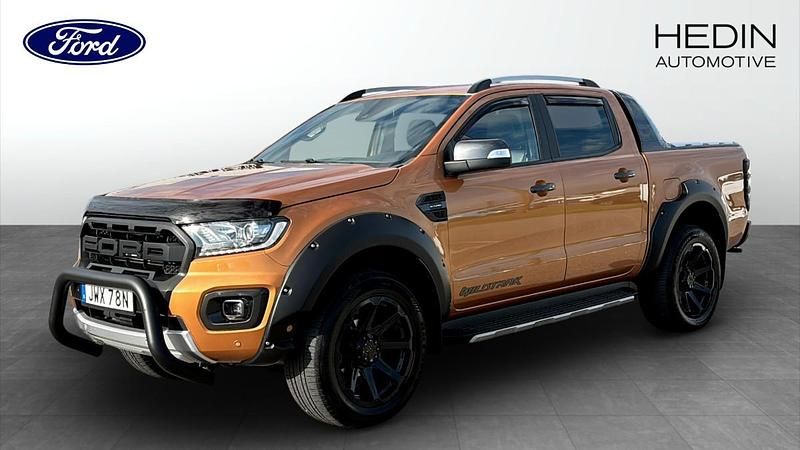 Orange Begagnad 2019 Ford Ranger Wildtrack Pickup | 309 900 kr (Bra pris) - Bild 1/4