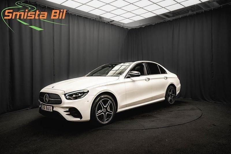 Vit Begagnad 2022 Mercedes E300 AMG Line Premium Plus Sedan | 399 800 kr (Marknadspris) - Bild 1/3