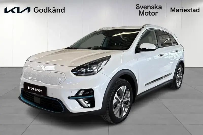 Vit Begagnad 2022 Kia e-Niro Advance SUV | 289 500 kr (Lite dyr) - Bild 1/4