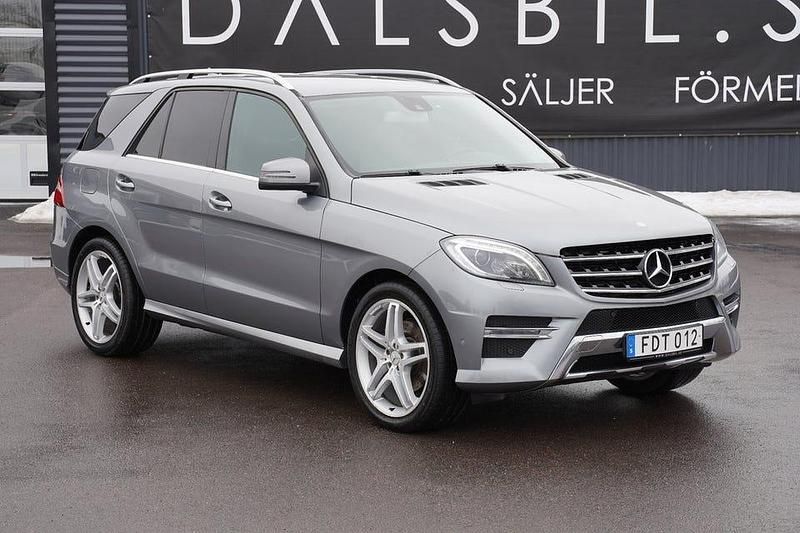 Begagnad Mercedes ML350 AMG 258 HK (189 kW) 2013 Palladium silvermetallic SUV