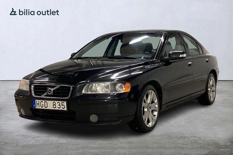 Svart Begagnad 2008 Volvo S60 Momentum Sedan | 44 900 kr (Marknadspris) - Bild 1/3