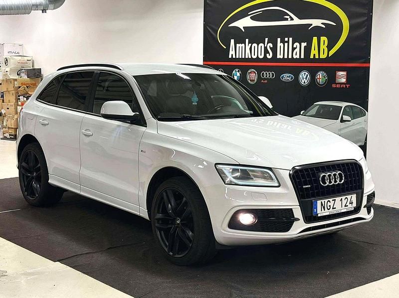 Vit Begagnad 2013 Audi Q5 S-Line SUV | 129 900 kr (Marknadspris) - Bild 1/4