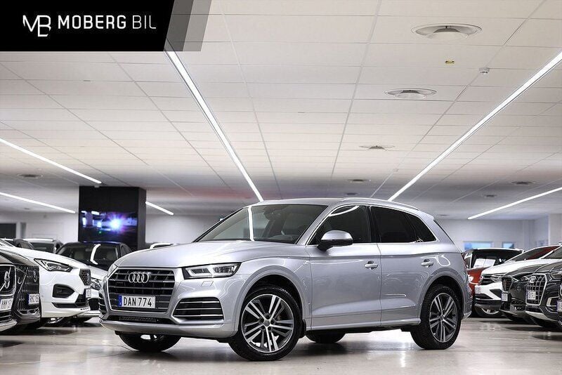 Silver Begagnad 2018 Audi Q5 S-Line SUV | 309 900 kr (Marknadspris) - Bild 1/3