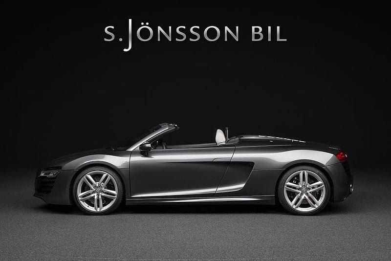 Begagnad Audi R8 Spyder 525 HK (386 kW) 2013 Grå Cab