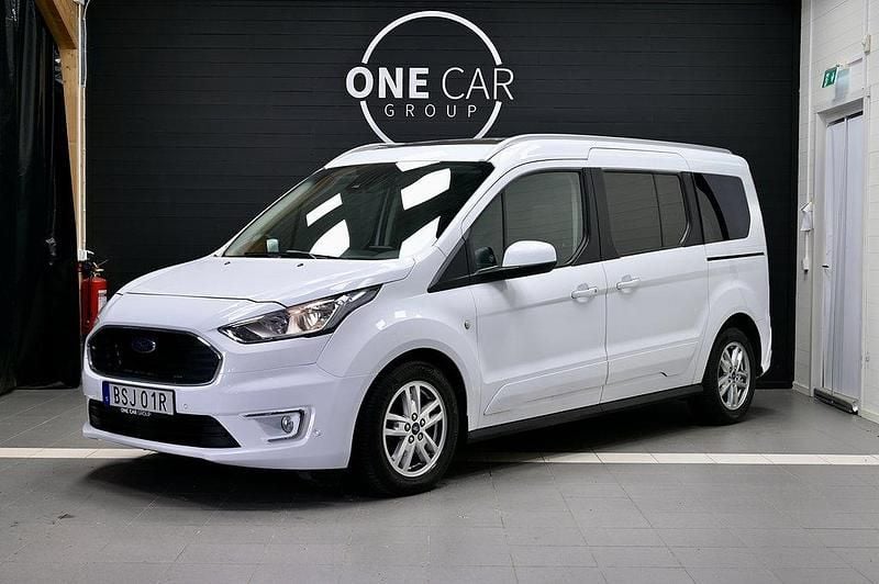 Vit Begagnad 2019 Ford Tourneo Connect Minibuss | 229 900 kr - Bild 1/4