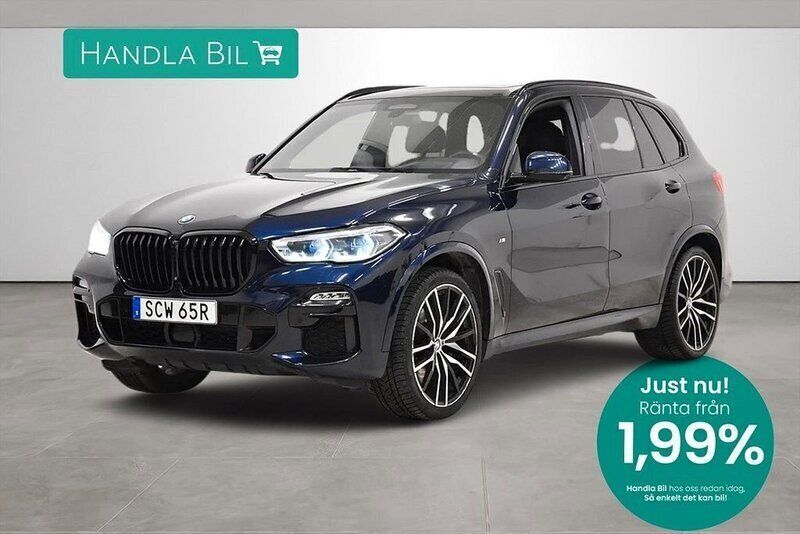 Blå Begagnad 2019 BMW X5 M Sport SUV | 499 900 kr (Marknadspris) - Bild 1/3