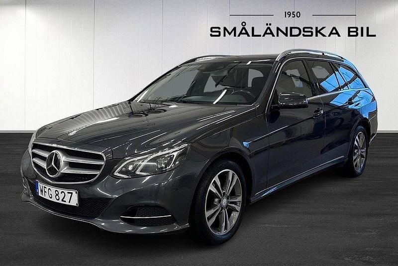 Grå Begagnad 2016 Mercedes E220 Avantgarde Kombi | 189 000 kr - Bild 1/4