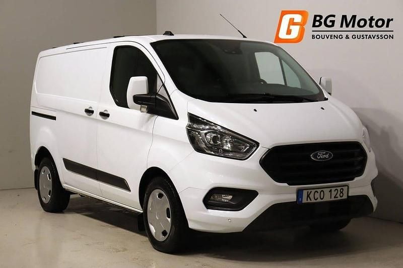Vit Begagnad 2023 Ford Transit Custom Van | 329 500 kr (Marknadspris) - Bild 1/4