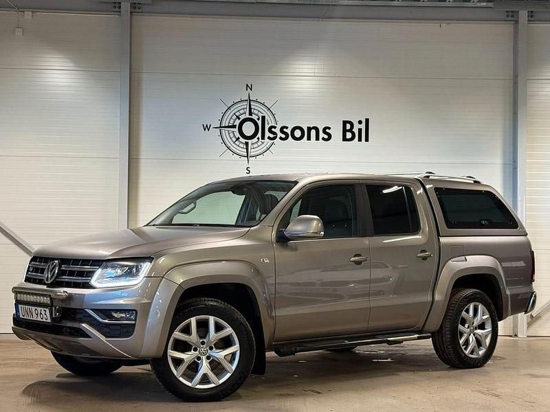 Ljusbrun (brun) Begagnad 2018 VW Amarok Pickup | 289 900 kr (Marknadspris) - Bild 1/4