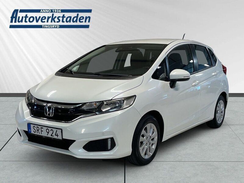 Vit Begagnad 2018 Honda Jazz Halvkombi | 109 000 kr - Bild 1/4