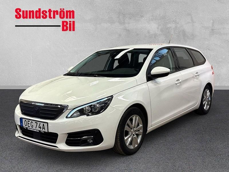 Vit Begagnad 2019 Peugeot 308 Active Kombi | 129 900 kr (Marknadspris) - Bild 1/3