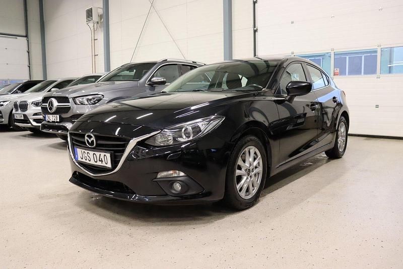 Svart Begagnad 2013 Mazda 3 Core Halvkombi | 119 800 kr - Bild 1/4