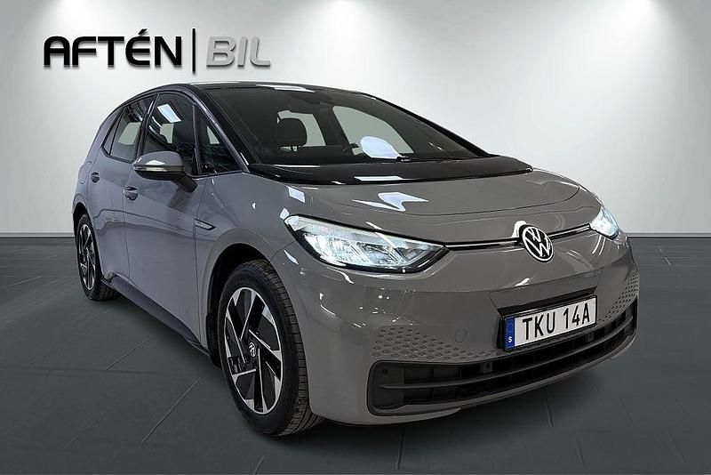 Begagnad VW ID.3 Pro Performance 150 kW (204 HK) 2022 Grå Halvkombi
