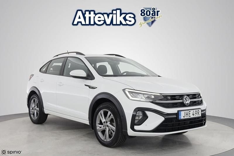 Vit Begagnad 2022 VW Taigo R-line SUV | 227 900 kr (Marknadspris) - Bild 1/3