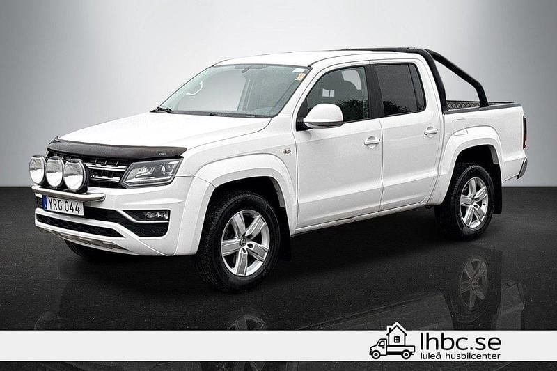 Vit Begagnad 2018 VW Amarok Highline Pickup | 259 900 kr (Bra pris) - Bild 1/4