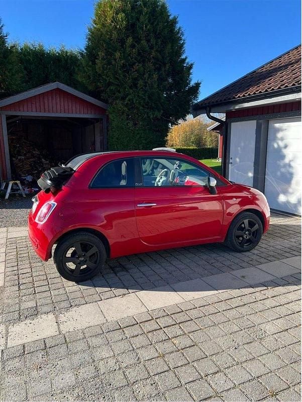 Röd Begagnad 2013 Fiat 500C Pop Cab | 62 000 kr (Bra pris) - Bild 1/4