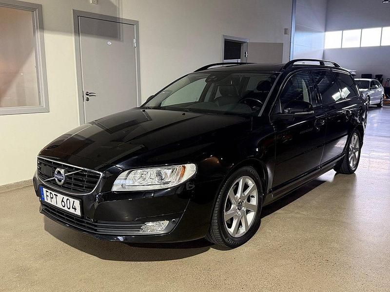 Svart Begagnad 2015 Volvo V70 Dynamic Kombi | 209 800 kr (Dyr) - Bild 1/4