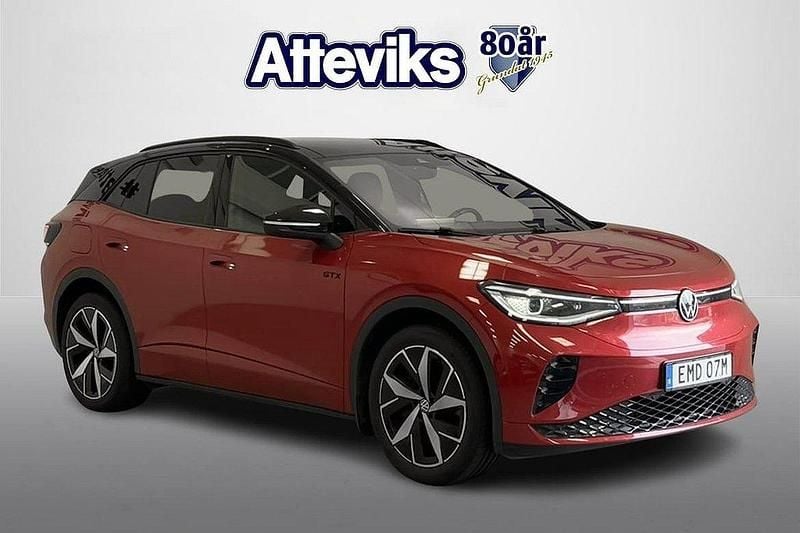 Mörkröd Begagnad 2022 VW ID.4 GTX SUV | 379 000 kr (Superpris) - Bild 1/4