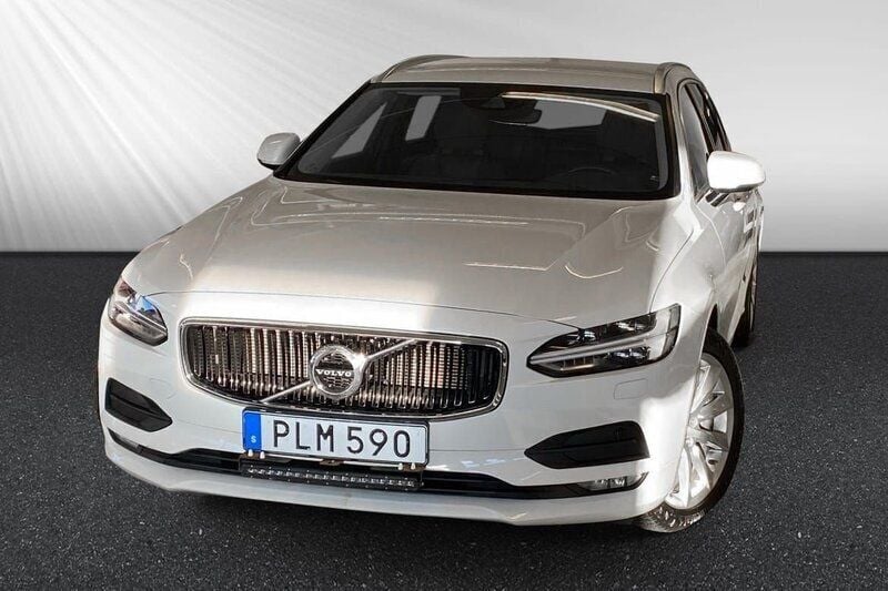 Vit Begagnad 2018 Volvo V90 Kombi | 214 400 kr (Bra pris) - Bild 1/4