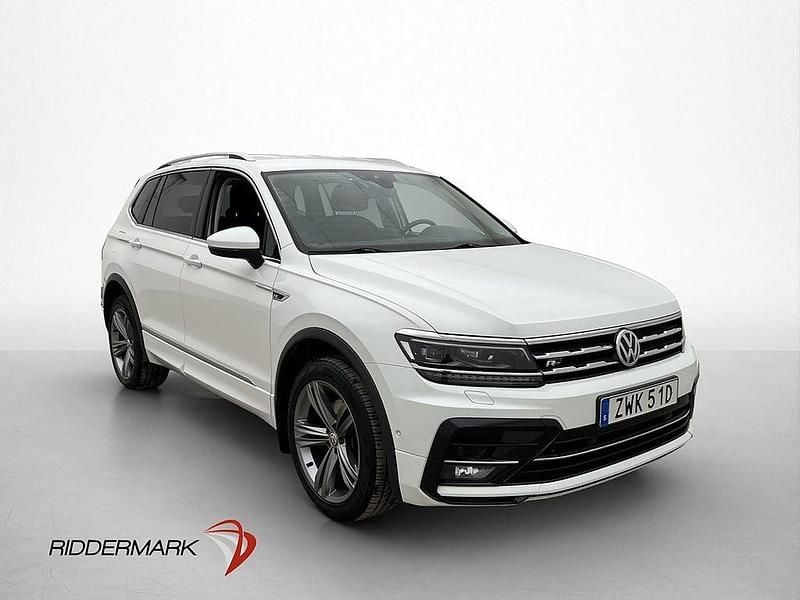 Begagnad VW Tiguan Allspace R-line 200 HK (147 kW) 2019 Vit SUV
