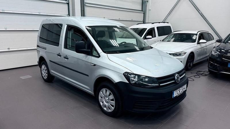 Begagnad VW Caddy Life 75 HK (55 kW) 2017 Grå (gråmetallic) Minibuss