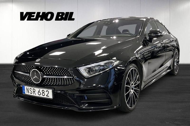 Svart Begagnad 2018 Mercedes CLS450 AMG line Sportkupé | 499 000 kr (Marknadspris) - Bild 1/3